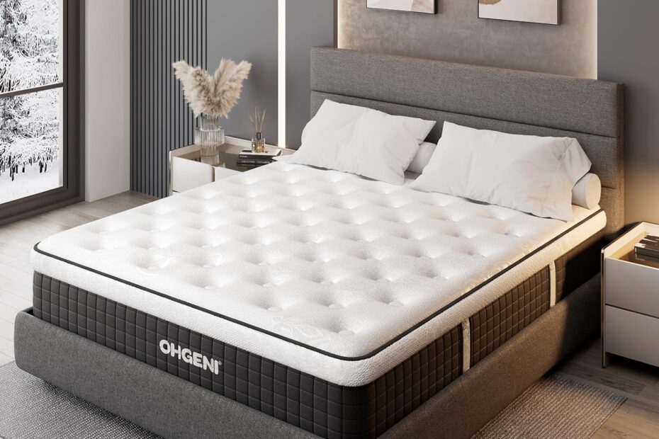 Discover Comfort: OhGeni Hybrid Gel-Infused 14 Inch Queen Mattress Review!