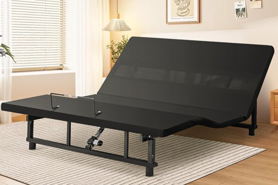 Elevate Your Sleep: King Size Adjustable Bed Frame with Wireless Control