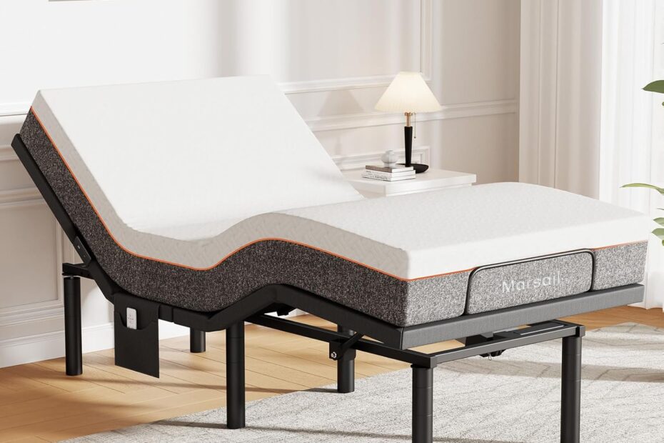 Elevate Your Sleep: Marsail MS01 Queen Adjustable Bed Frame & Gel Memory Foam Mattress Review