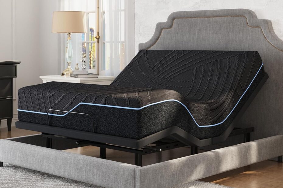 Elevate Your Sleep: Review of the Queen Adjustable Bed Frame with Copper-Gel Memory Foam Mattress
