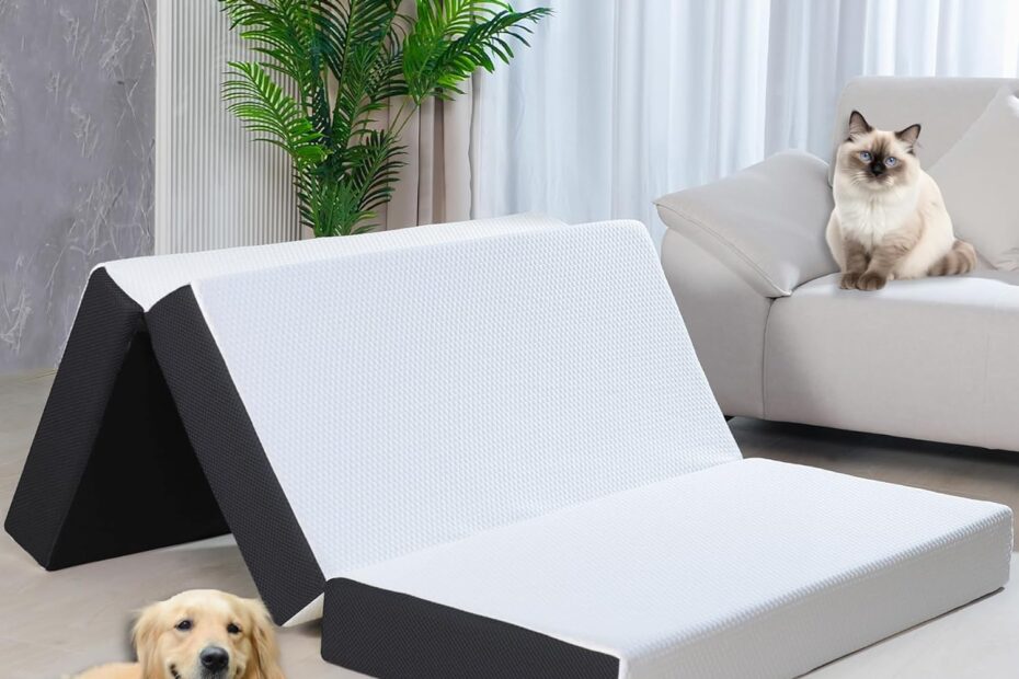 Experience Comfort Anywhere: Review of the Folding Queen Size Memory Foam Mattress Topper