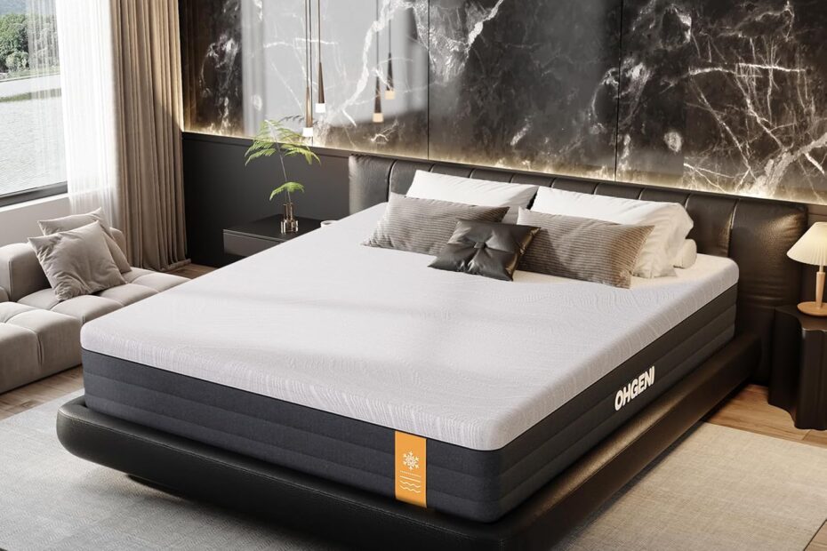 Transform Your Sleep: OhGeni 10-Inch Cooling Gel Memory Foam Mattress Reviewed!