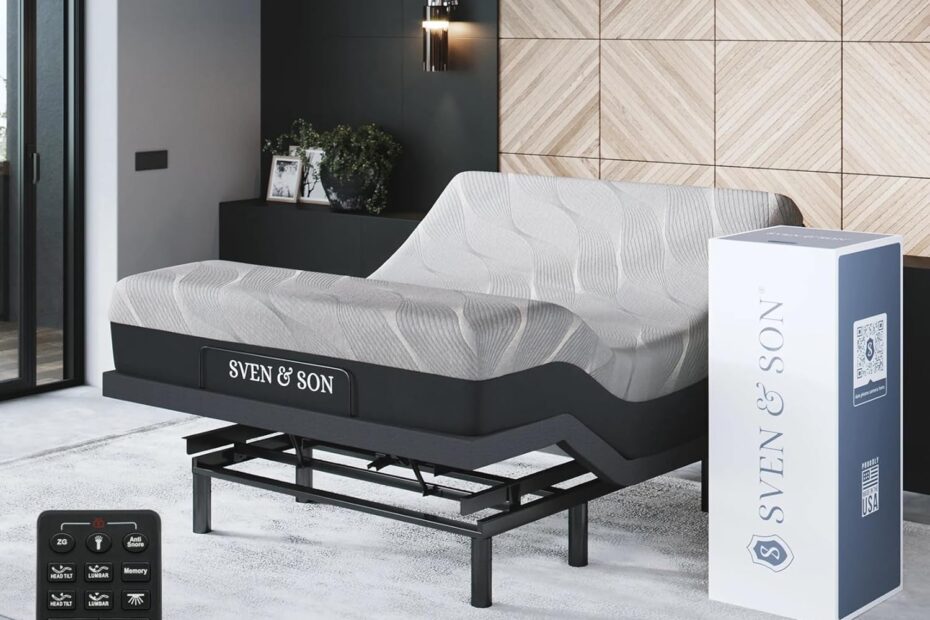 Transform Your Sleep: Sven & Son Bliss Adjustable Bed with Ultimate Comfort Features