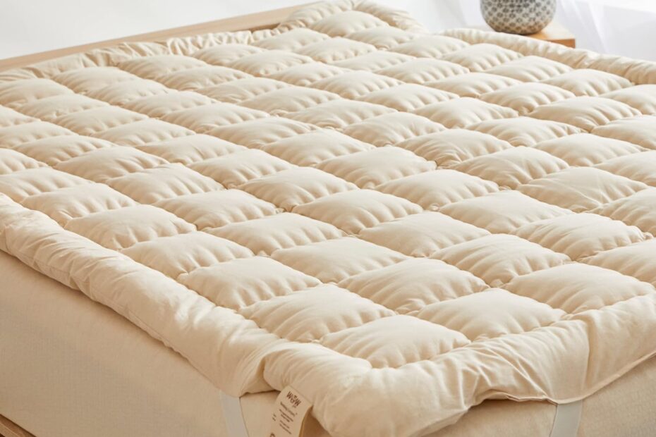 Transform Your Sleep: Wow 100% Organic Merino Wool Mattress Topper for Ultimate Comfort and Pain Relief