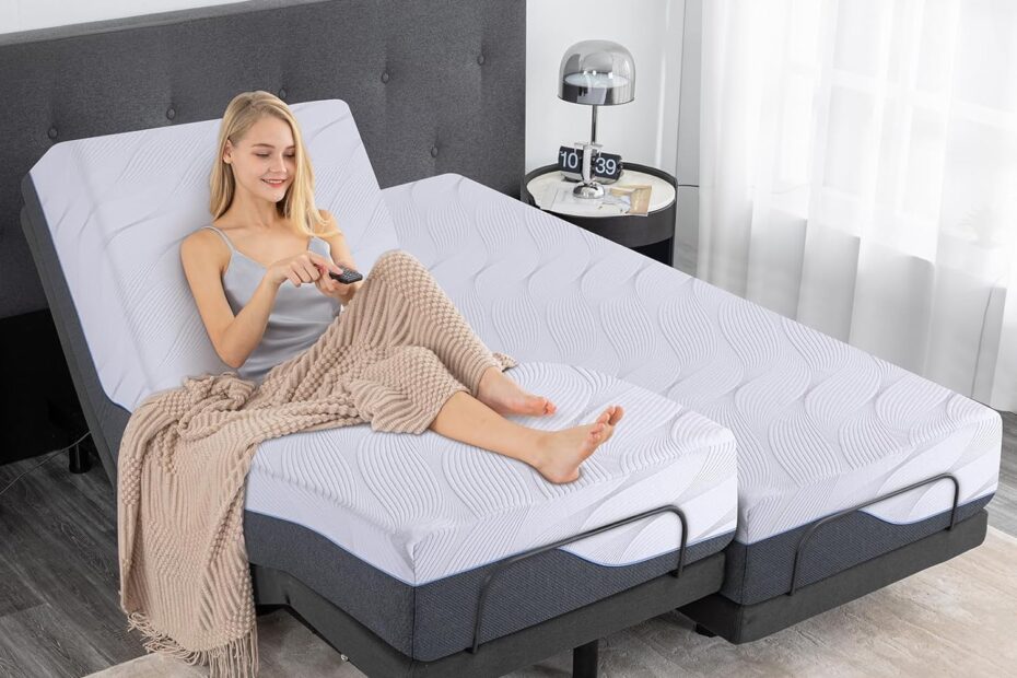 Experience Ultimate Comfort: Twin XL Adjustable Bed with 12-Inch Gel Memory Foam Mattress Review