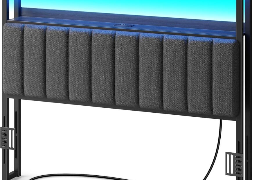 Transform Your Bedroom: Rolanstar Full Size Headboard with LED Light & USB Ports Review