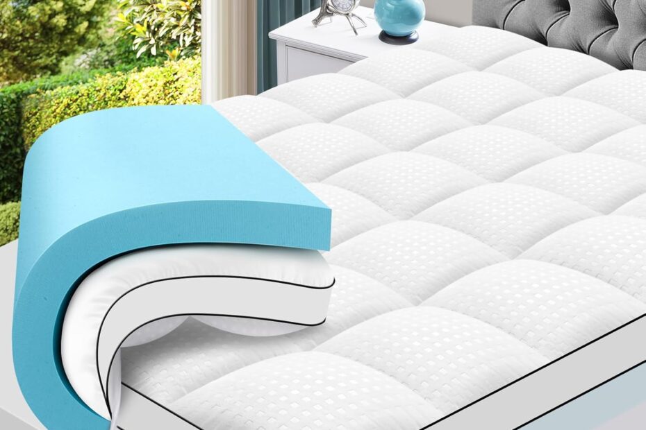 Transform Your Sleep: MASVIS King Size Dual Layer 4 Inch Memory Foam Mattress Topper Review